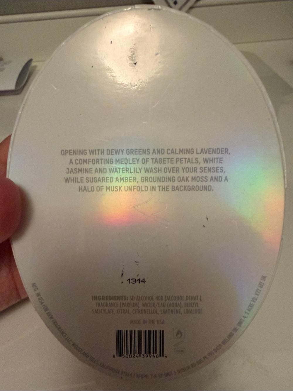 KKW Fragrance Opal Drip Eau de Parfum - Iridescent White Bottle - Picture 3 of 3
